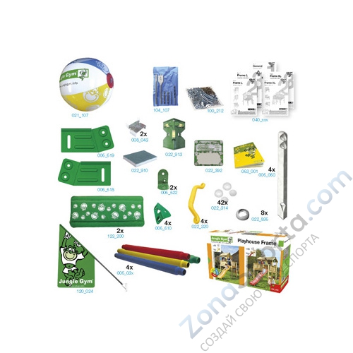 Детский городок Jungle Gym Playhouse