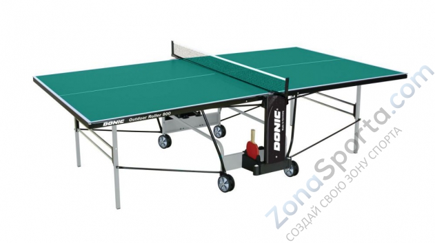 Теннисный стол DONIC Outdoor Roller 800-5 Green Теннисный стол DONIC Outdoor Roller 800-5 Green
