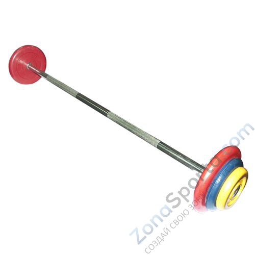 Штанга MB Barbell MB-BarMW-C12,5 женская неразборная