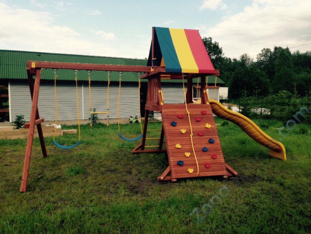 Детская игровая площадка Rainbow Play Systems Фиеста Кастл (Fiesta Castle Package II RYB)