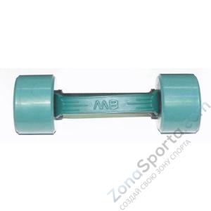 Гантель MB Barbell MB-Fit-2,5 обрезиненная