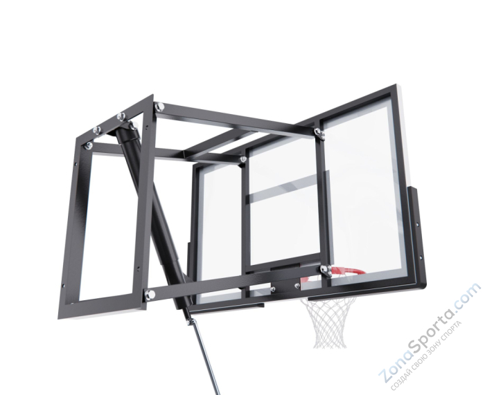 Баскетбольный щит DFC со съёмным регулятором высоты, стекло 6 мм, 110 х 70 см Баскетбольный щит DFC со съёмным регулятором высоты, стекло 6 мм, 110 х 70 см