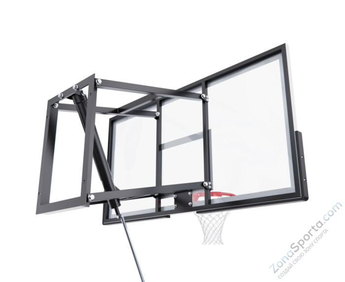 Баскетбольный щит DFC со съёмным регулятором высоты, стекло 8 мм, 152 х 80 см Баскетбольный щит DFC со съёмным регулятором высоты, стекло 8 мм, 152 х 80 см