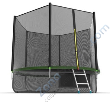 Батут Evo Jump External 10ft (Green) с нижней сетью