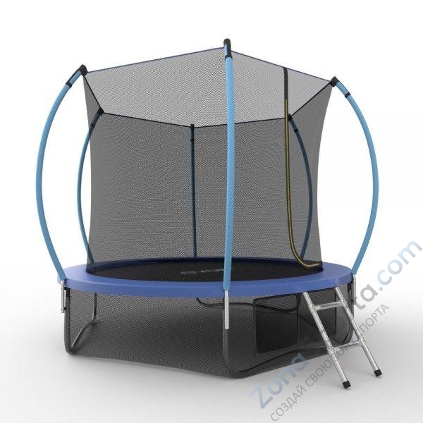 Батут Evo Jump Internal 10ft (Blue) с нижней сетью