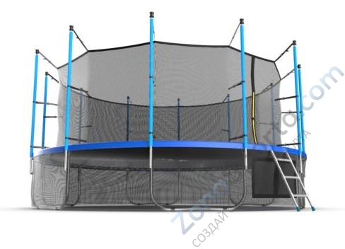 Батут Evo Jump Internal 16ft (Blue) с нижней сетью Батут Evo Jump Internal 16ft (Blue) с нижней сетью
