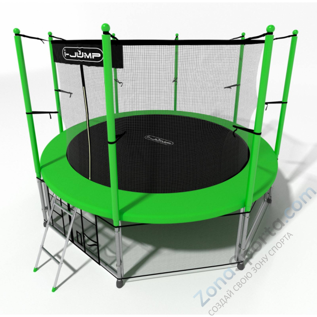 Батут i-Jump Classic 8ft green
