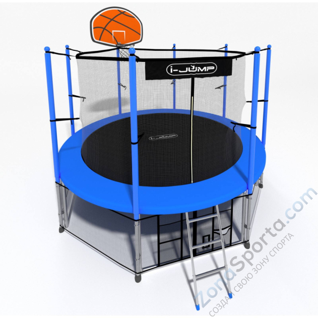 Батут i-Jump Basket 12ft blue