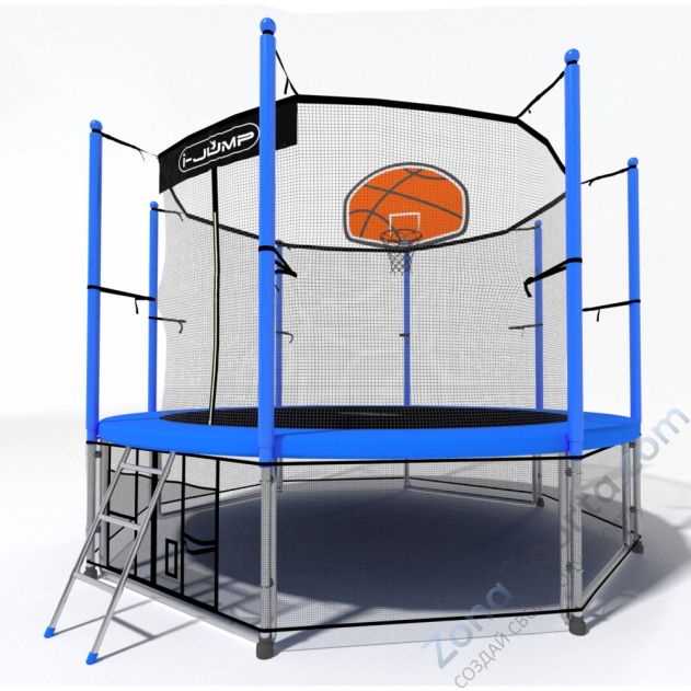 Батут i-Jump Basket 12ft blue