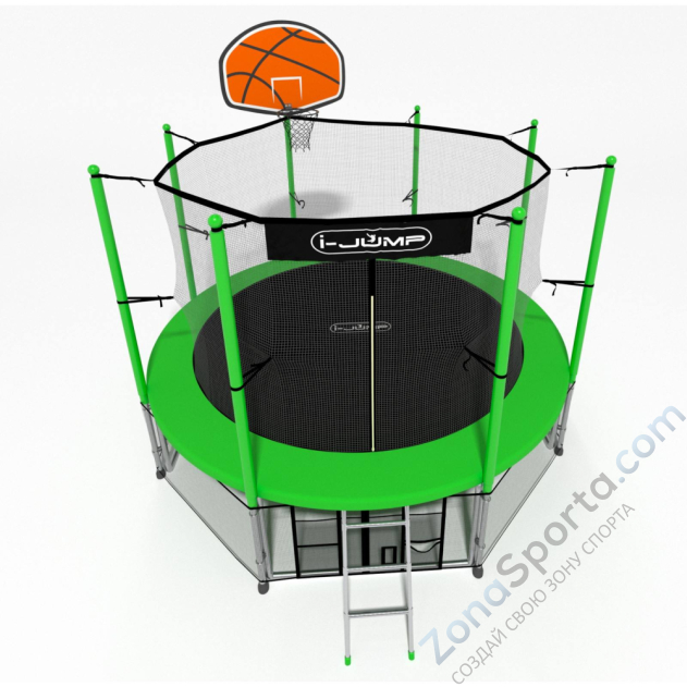 Батут i-Jump Basket 16ft green Батут i-Jump Basket 16ft green