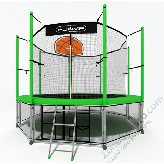 Батут i-Jump Basket 16ft green Батут i-Jump Basket 16ft green