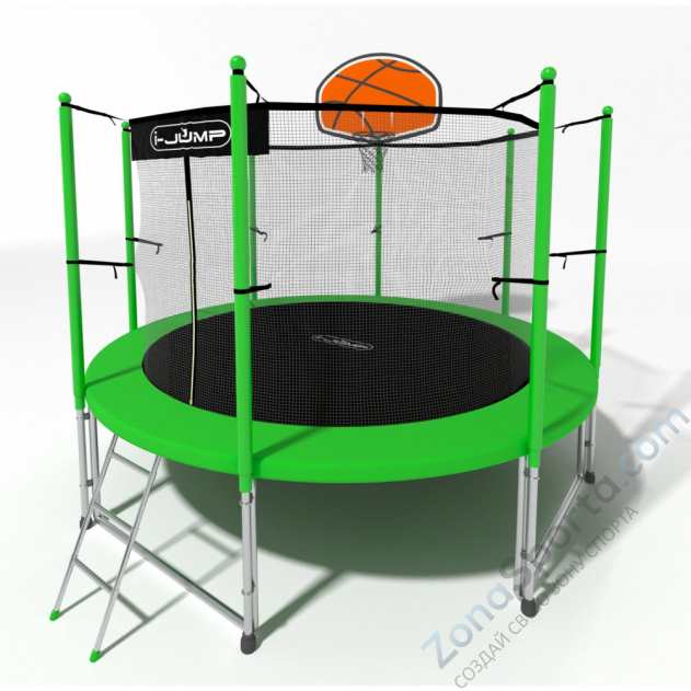 Батут i-Jump Basket 6ft green