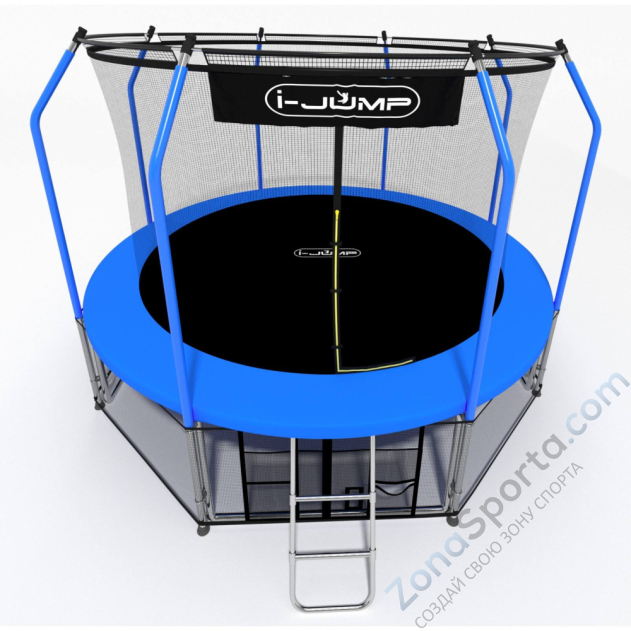 Батут i-Jump Elegant 14ft blue Батут i-Jump Elegant 14ft blue