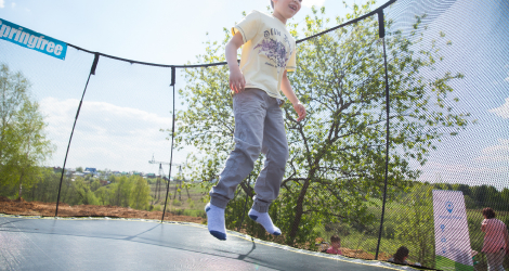 Батут овальный Springfree O47