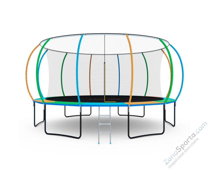 Батут с сеткой DFC A.KOU Kids 16ft с лестницей