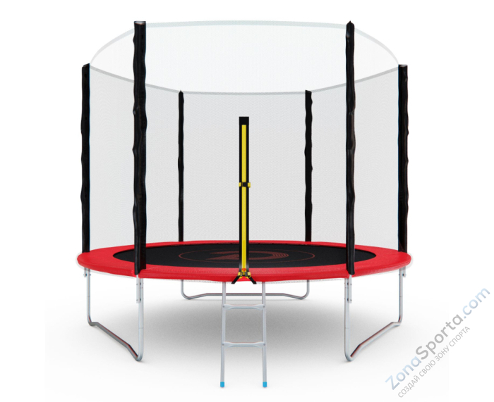 Батут с сеткой DFC Pelpo 10ft с лестницей, Red Батут с сеткой DFC Pelpo 10ft с лестницей, Red