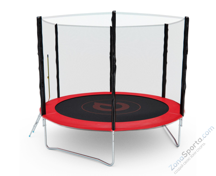 Батут с сеткой DFC Pelpo 10ft с лестницей, Red Батут с сеткой DFC Pelpo 10ft с лестницей, Red