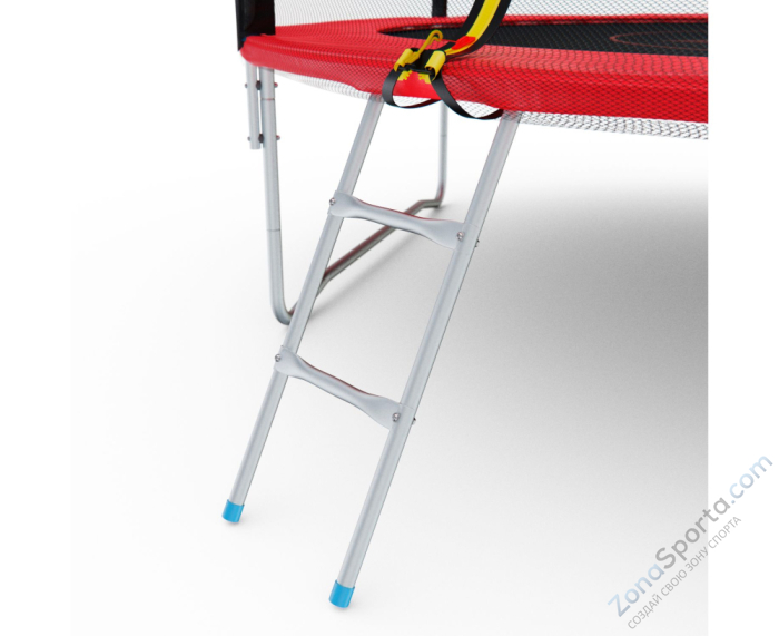 Батут с сеткой DFC Pelpo 10ft с лестницей, Red Батут с сеткой DFC Pelpo 10ft с лестницей, Red