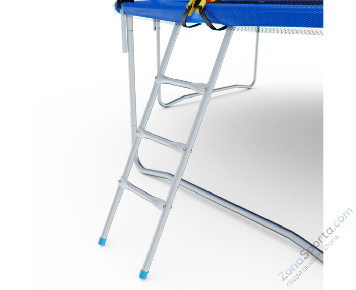 Батут с сеткой DFC Pelpo 12ft с лестницей, Blue Батут с сеткой DFC Pelpo 12ft с лестницей, Blue