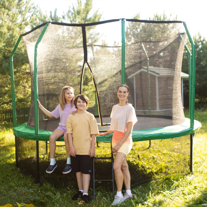 Батут с защитной сеткой KedaJump Jumpinator 14FT Батут с защитной сеткой KedaJump Jumpinator 14FT