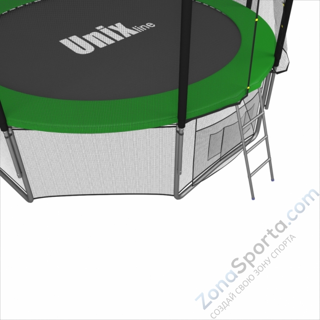 Батут Unix line 8 ft outside (Green)