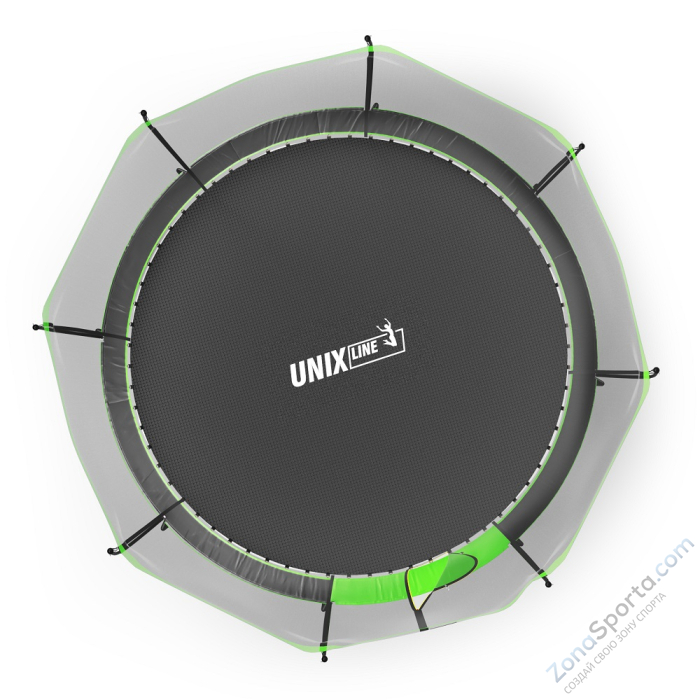 Батут Unix Line 12 ft UFO Green Батут Unix Line 12 ft UFO Green