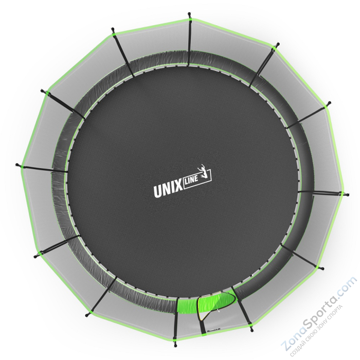 Батут Unix Line 16 ft UFO Green Батут Unix Line 16 ft UFO Green