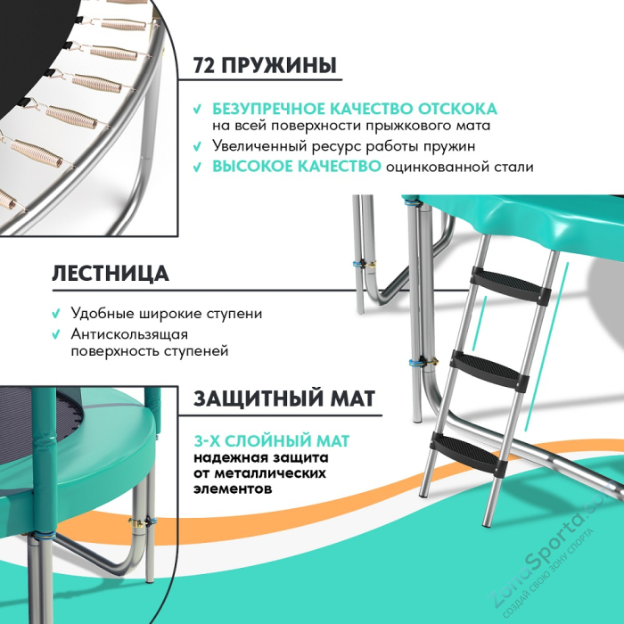 Батут Wallaby Jampy 12 FT Батут Wallaby Jampy 12 FT