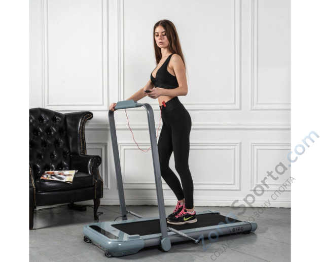 Беговая дорожка DFC Libero Slim T100G (серебристая) Беговая дорожка DFC Libero Slim T100G (серебристая)