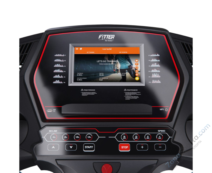 Беговая дорожка DFC Fytter 12R / красная Беговая дорожка DFC Fytter 12R / красная