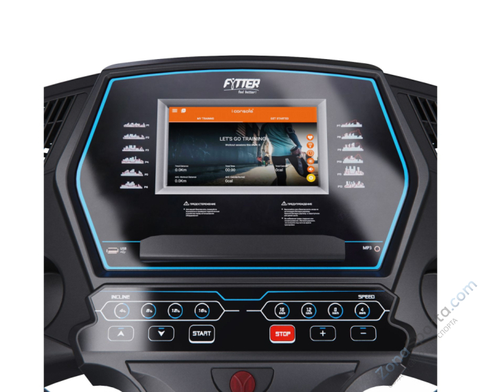 Беговая дорожка DFC Fytter 12X / синяя Беговая дорожка DFC Fytter 12X / синяя