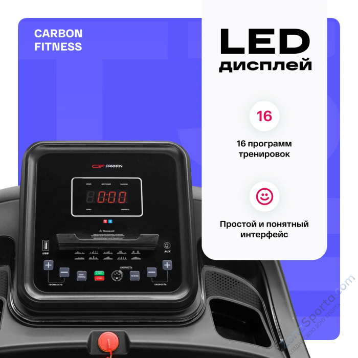 Беговая дорожка домашняя Carbon Fitness T306 New Беговая дорожка домашняя Carbon Fitness T306 New