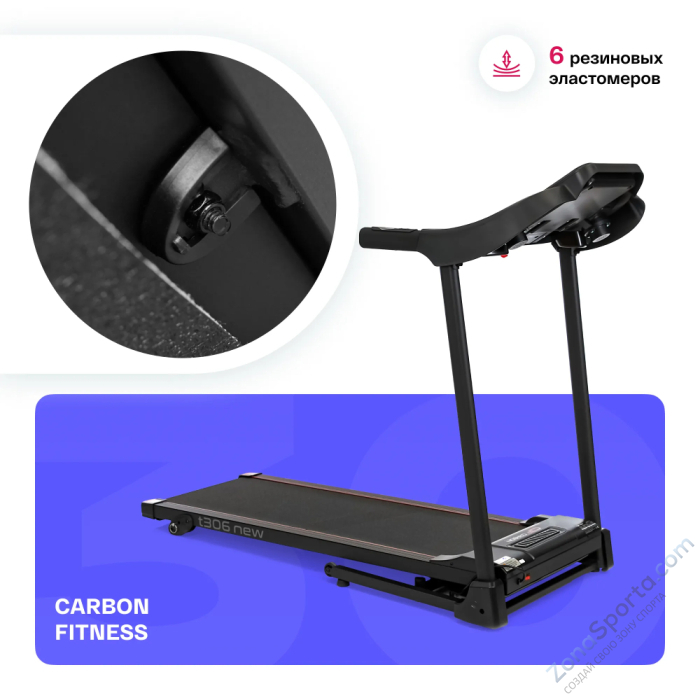 Беговая дорожка домашняя Carbon Fitness T306 New Беговая дорожка домашняя Carbon Fitness T306 New