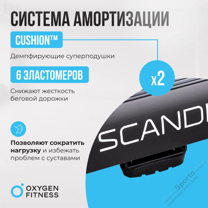Беговая дорожка домашняя Oxygen Fitness Scandium B Беговая дорожка домашняя Oxygen Fitness Scandium B