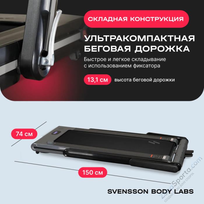 Беговая дорожка домашняя Svensson Body Labs Thrive Беговая дорожка домашняя Svensson Body Labs Thrive