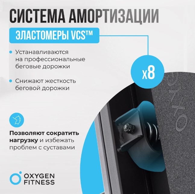 Беговая дорожка полукоммерческая Oxygen Fitness Cobalt LCD PRO Беговая дорожка полукоммерческая Oxygen Fitness Cobalt LCD PRO