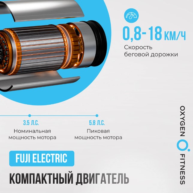 Беговая дорожка полукоммерческая Oxygen Fitness Cobalt LCD PRO Беговая дорожка полукоммерческая Oxygen Fitness Cobalt LCD PRO