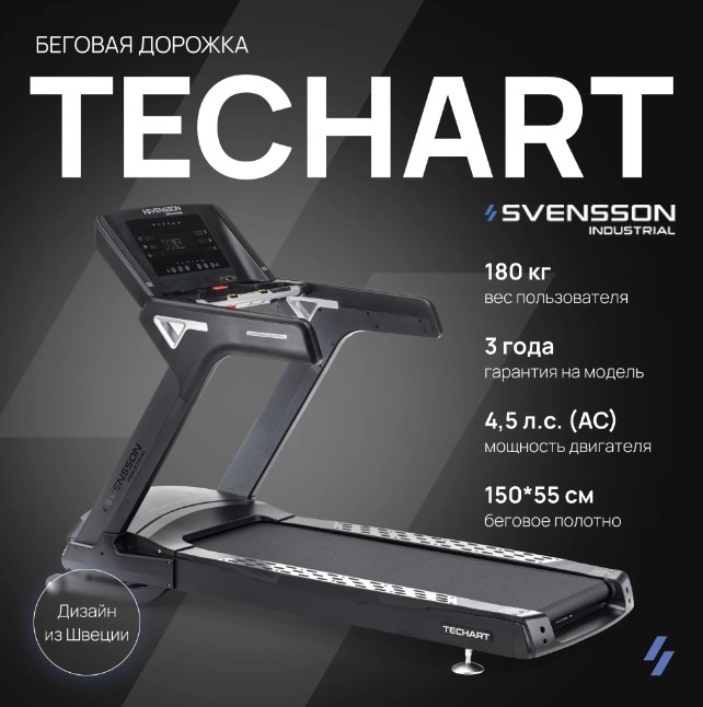 Беговая дорожка профессиональная Svensson Industrial Techart Беговая дорожка профессиональная Svensson Industrial Techart