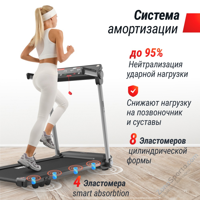 Беговая дорожка Unix Fit Hi-tech S2 Metallic Беговая дорожка Unix Fit Hi-tech S2 Metallic