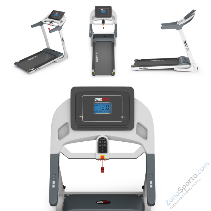 Беговая дорожка Unix Fit MX-580A White Беговая дорожка Unix Fit MX-580A White