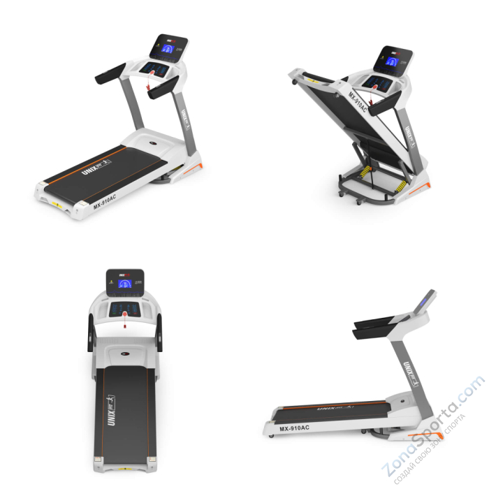 Беговая дорожка Unix Fit MX-910 AC White Беговая дорожка Unix Fit MX-910 AC White
