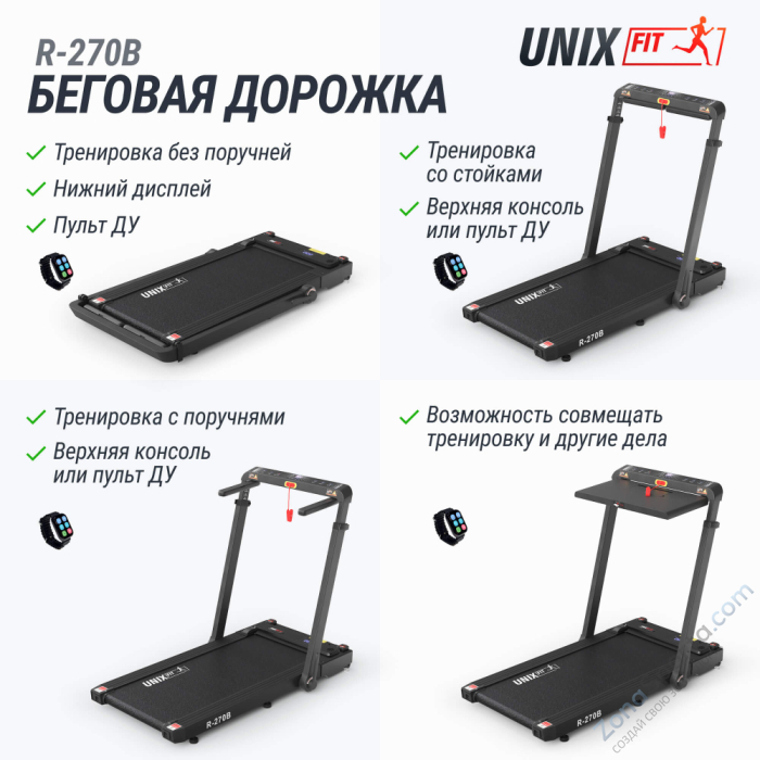 Беговая дорожка Unix Fit R-270B Беговая дорожка Unix Fit R-270B