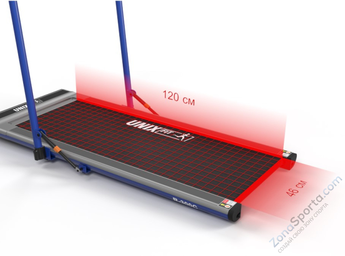 Беговая дорожка Unix Fit R-300C Blue Беговая дорожка Unix Fit R-300C Blue