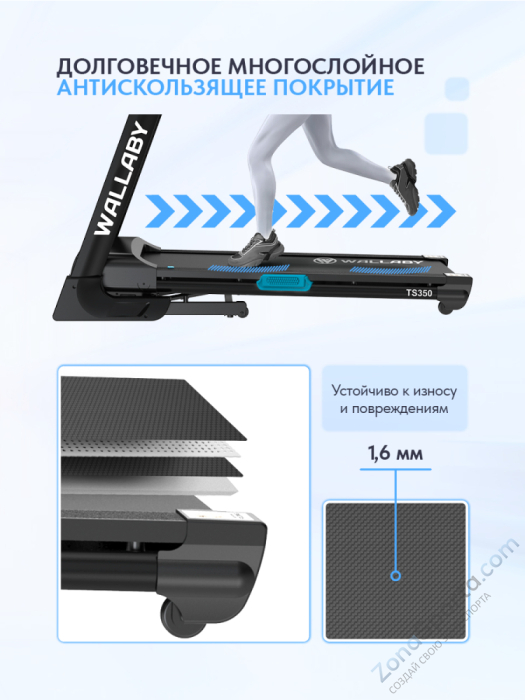 Беговая дорожка Wallaby TS350 Беговая дорожка Wallaby TS350