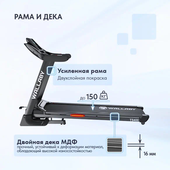 Беговая дорожка Wallaby TS400 Беговая дорожка Wallaby TS400