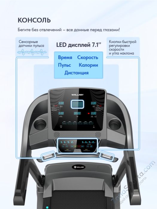 Беговая дорожка Wallaby TХ500 Беговая дорожка Wallaby TХ500