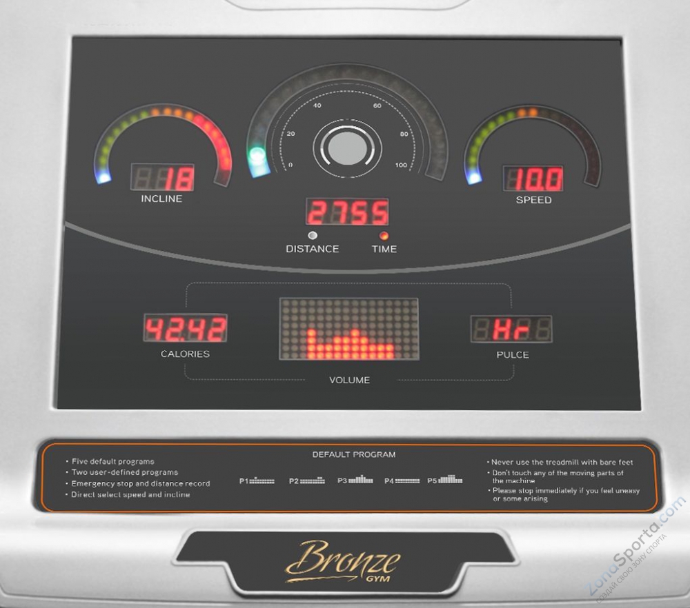 Беговая дорожка Bronze Gym S700 (Promo Edition) Беговая дорожка Bronze Gym S700 (Promo Edition)