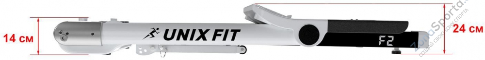 Беговая дорожка Unix Fit Hi-tech F2 Arctic Ice Беговая дорожка Unix Fit Hi-tech F2 Arctic Ice