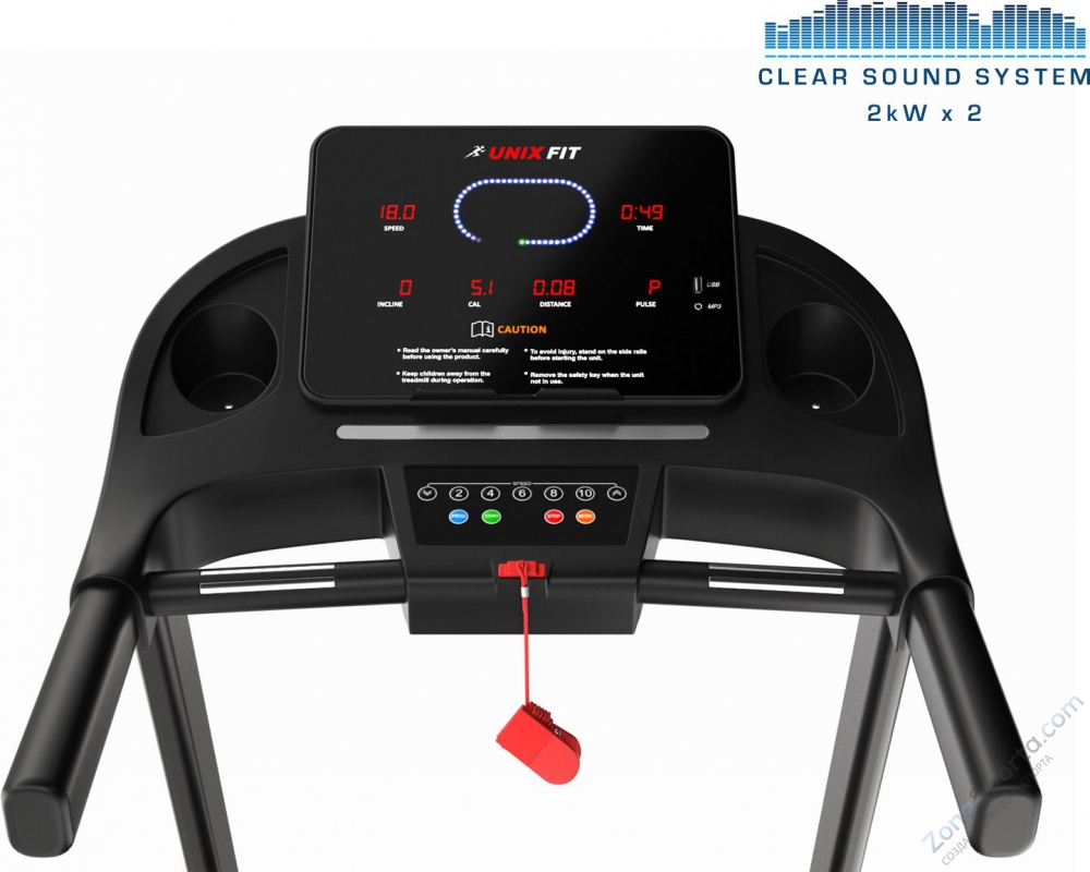 Беговая дорожка Unix Fit ST-630R Black Беговая дорожка Unix Fit ST-630R Black