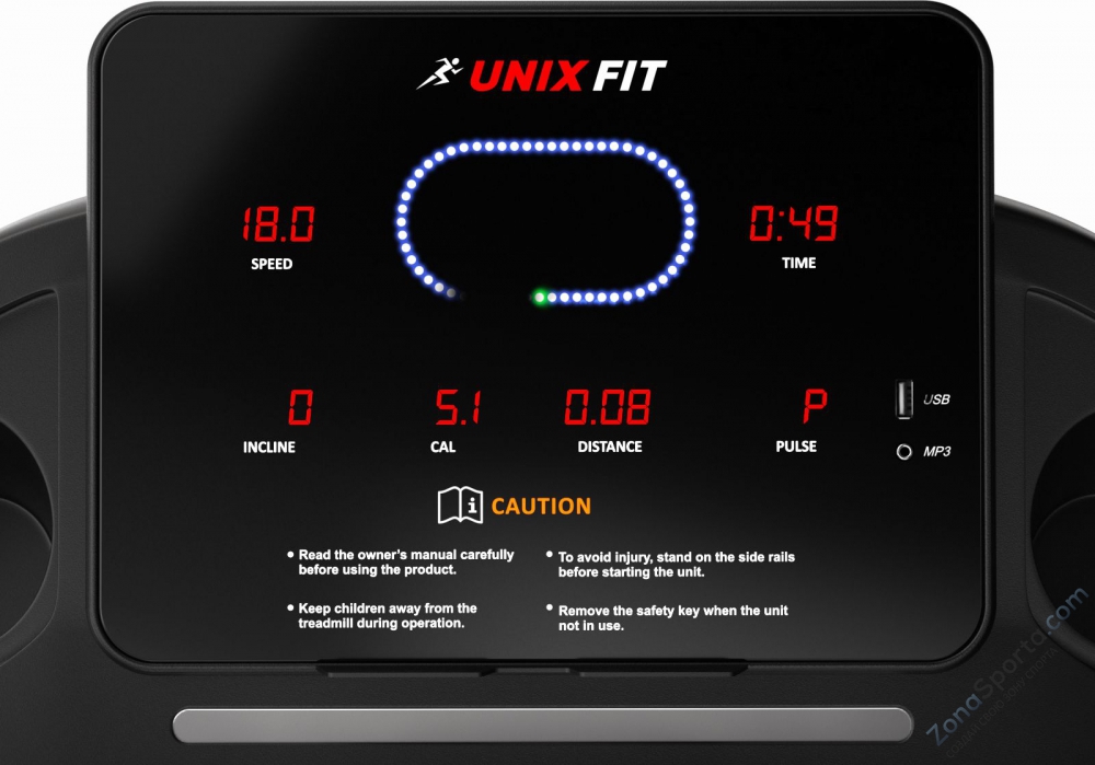 Беговая дорожка Unix Fit ST-630R Black Беговая дорожка Unix Fit ST-630R Black